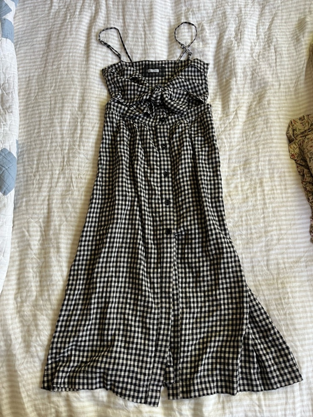 Reformation Gingham Riley Dress - Picture 3 of 8